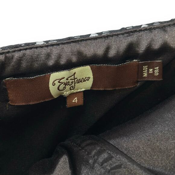 Eva Franco Fifi Dress In Silverado Size 4 Strapless Formal Cocktail Bow Prom - Picture 9 of 10